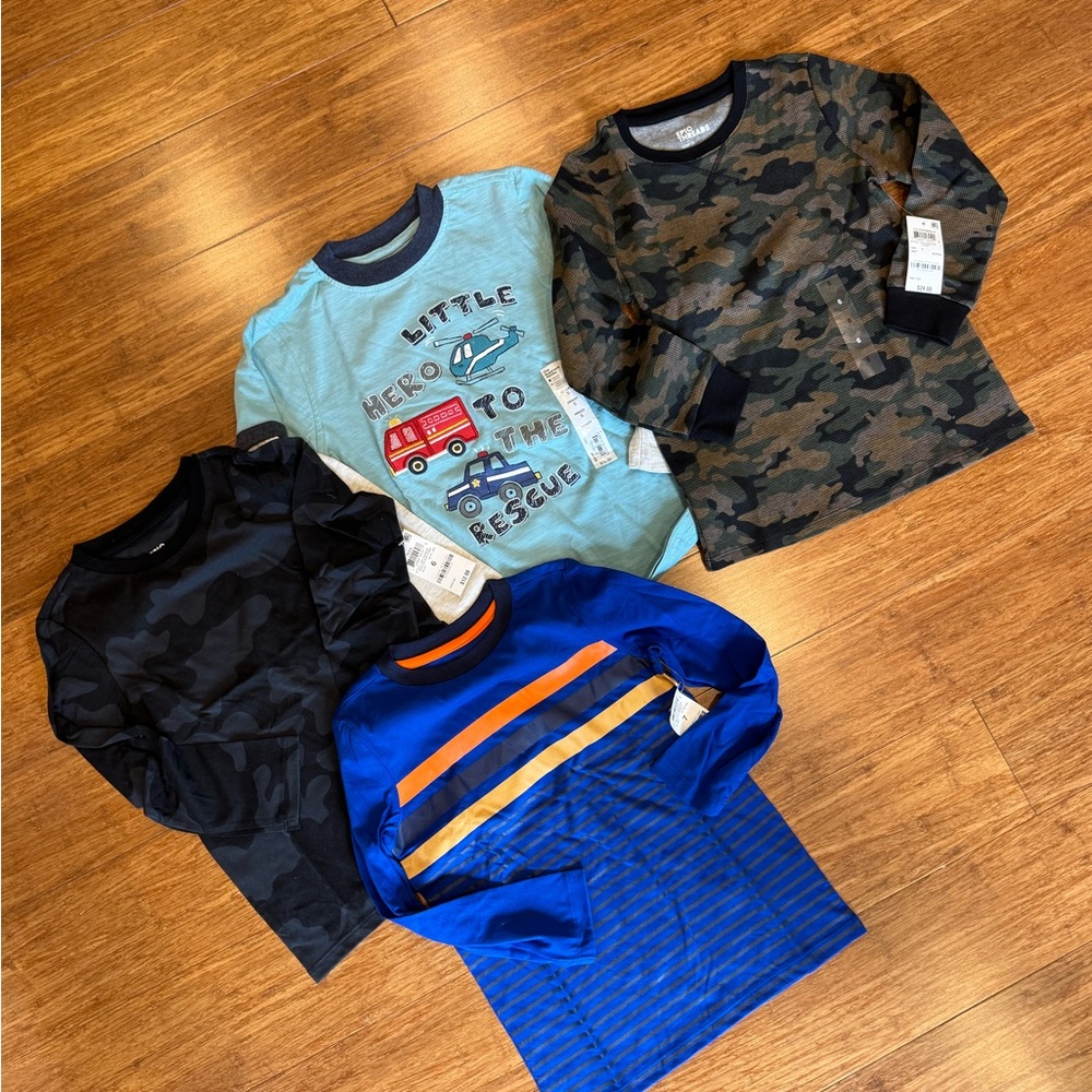 Epic Threads Blue and Green Long Sleeve Tees